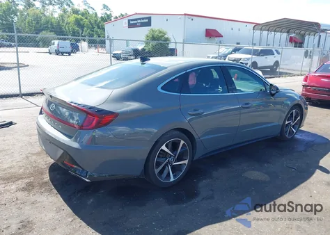 2021 Hyundai Sonata Sel Plus z USA, uszkodzony, nr VIN 5NPEJ4J20MH077888